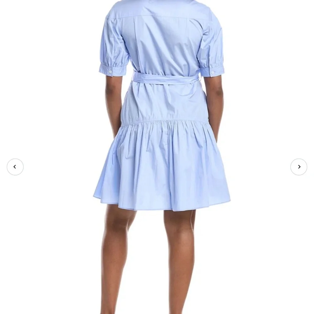 DEREK LAM 10 CROSBY LUMA SHIRTDRESS - Picture 2 of 5